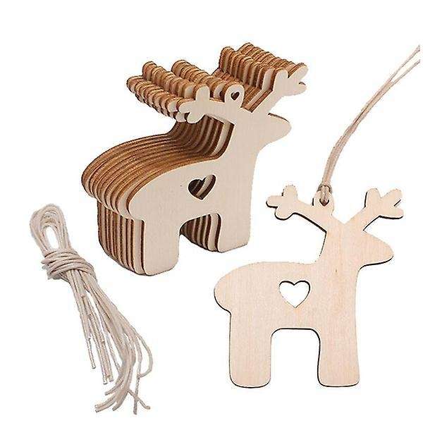 10pcs Lattice Pattern Vintage Snowflake Christmas Tree Decor Gifts C