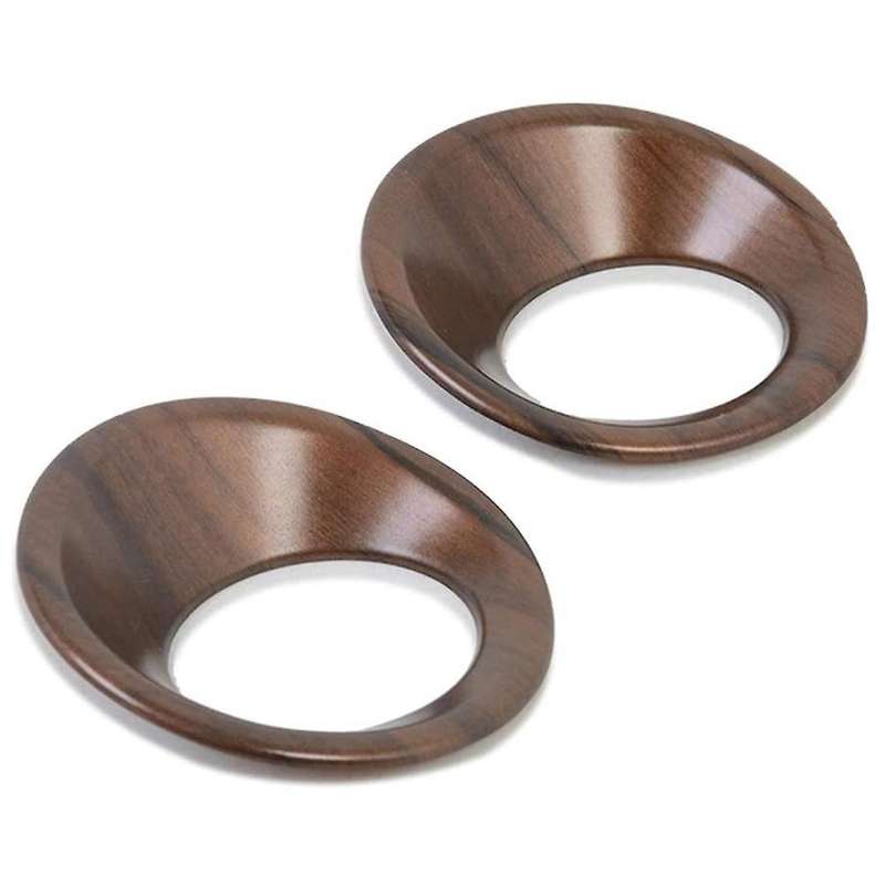 For Honda Crv Peach Wood Grain Style Rear Door Loud Speaker Cover 2pc