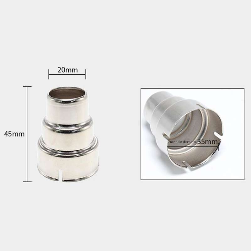 3-section Hot Air Nozzle Universal Accessories Household Nozzle