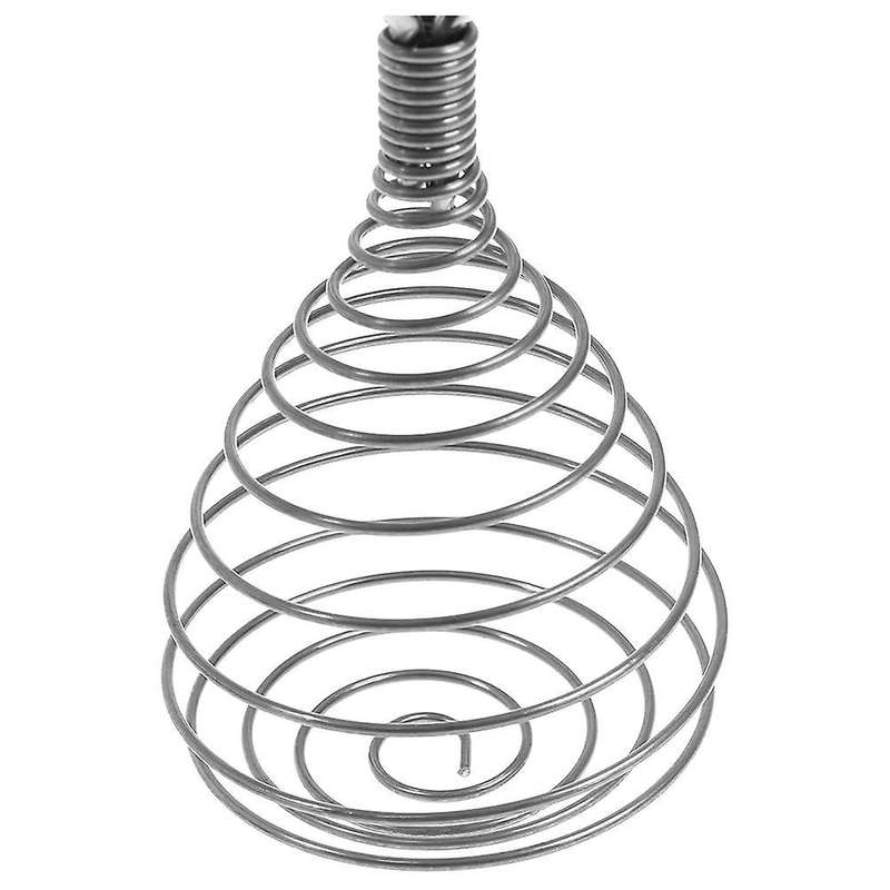 4 Pieces Stainless Steel Spring Whisk, Hand Push Blender for Home