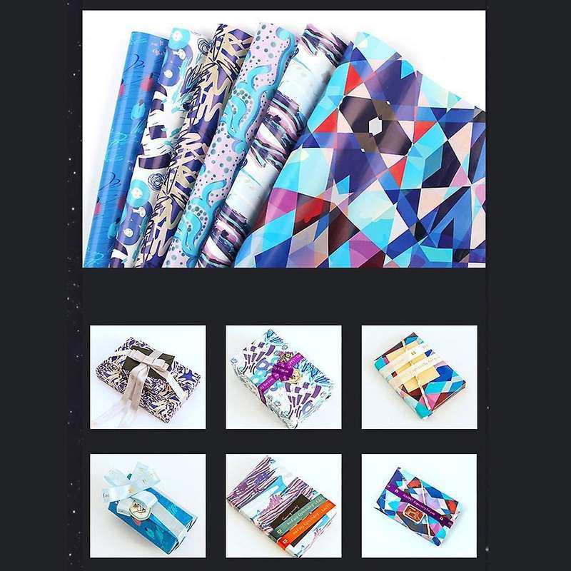Pet Pattern Birthday Wrapping Paper Set Of 6,gift Wrapping Papers
