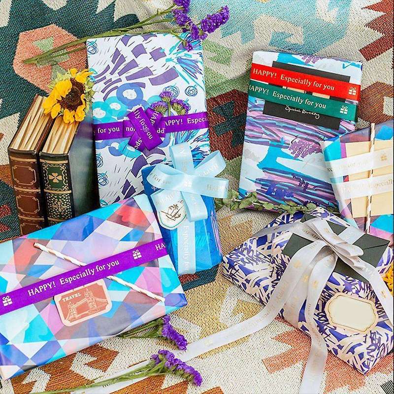 Pet Pattern Birthday Wrapping Paper Set Of 6,gift Wrapping Papers