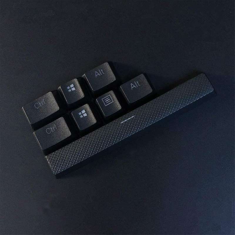 Pbt Keycaps for Corsair for Logitech G710+ Keyboard,for Cherry(black)
