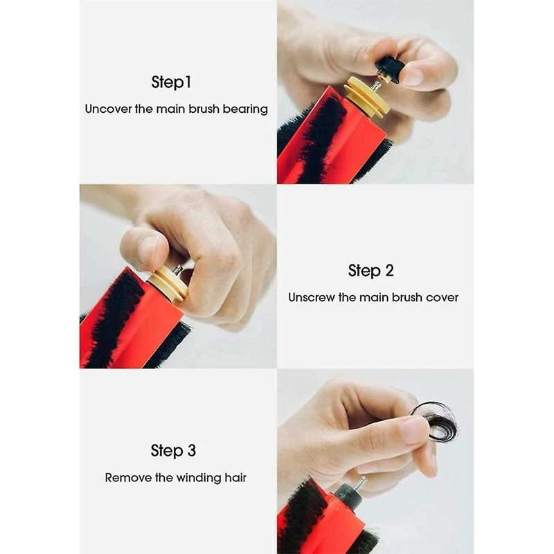 For Xiaomi Roborock S5 Max E4 E5 S45 Max S6 Maxv Main Brush Parts