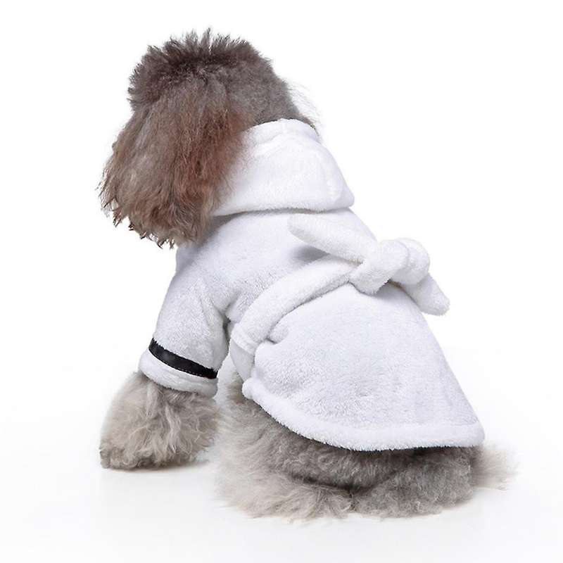 Dog Bathrob Pet Bath Drying Towel Clothes for Puppy Dogs Cats Pet -s