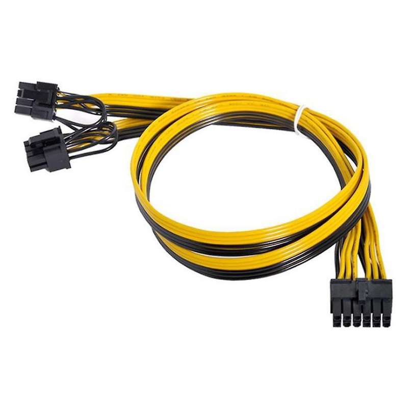12pin to Dual 8pin(6+2pin) Pci Express Gpu Graphics Card Power