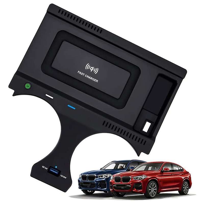 Car Qi Wireless Charger Charging Plate Mobile Phone Holder