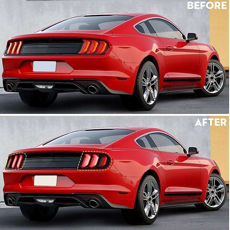 Car Tail Light Cover Decorative Sticker for Ford Mustang 2018-2020