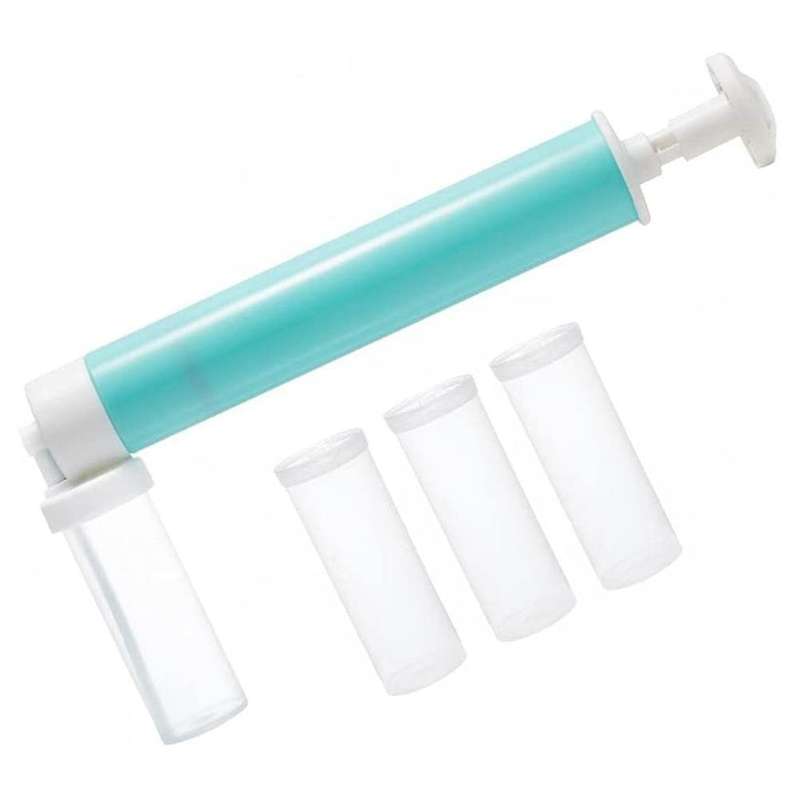Manual Airbrush Cake Airbrush Pump Coloring Duster ,light Blue
