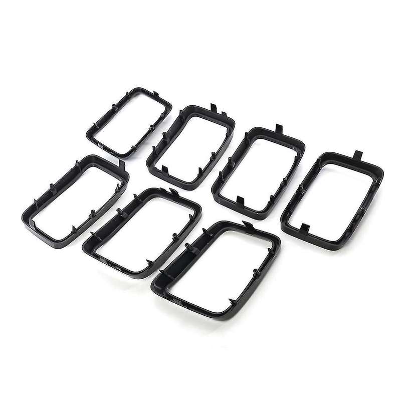 Car Front Grille Grill Ring Cover Inserts Protectors Frame Trims Kit