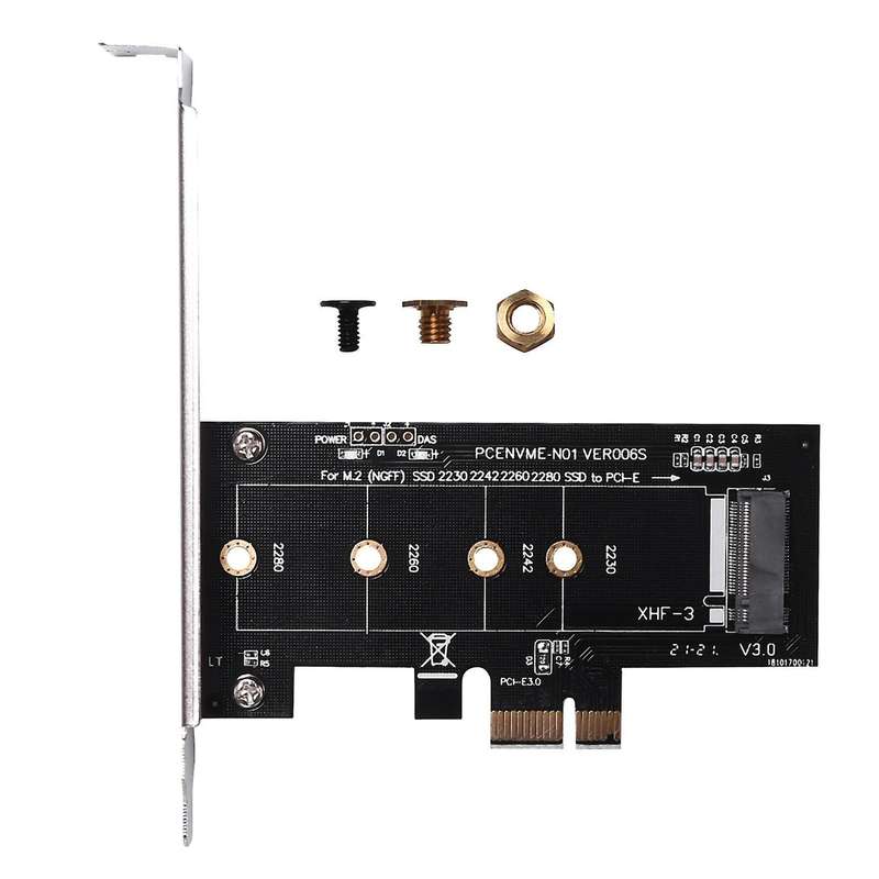 Add On Cards Pcie to M2 Adapter Pci Express 3.0 X1 Raiser Adapter