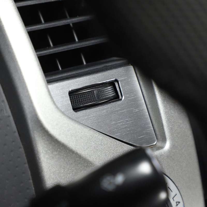 For Toyota Tacoma Car Central Control Air Outlet Dial Silver