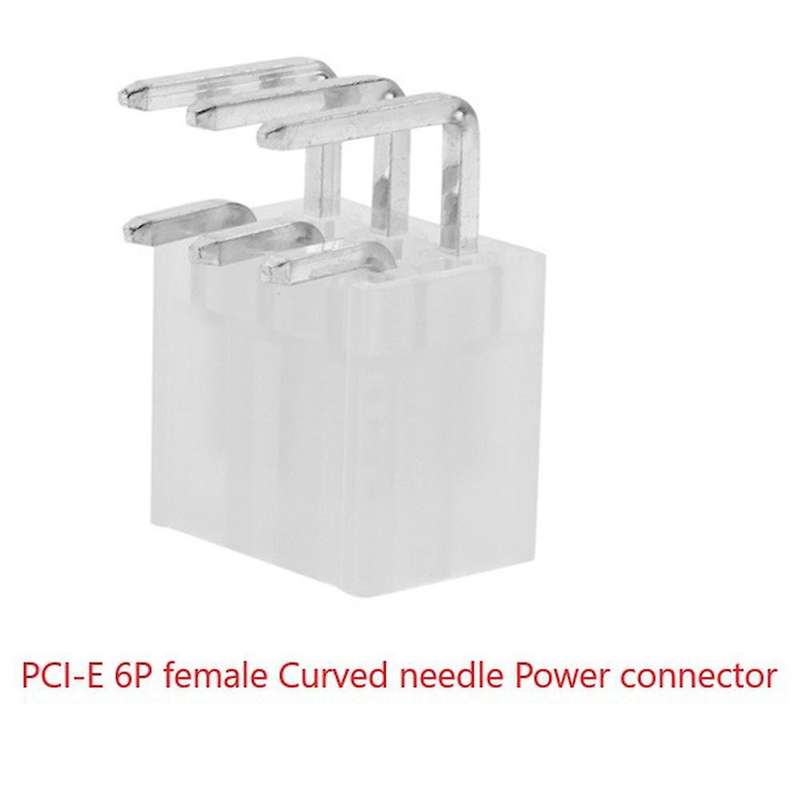 30pcs/set 4.2mm 6p Female Socket Curved Needle for Pc Computer Atx
