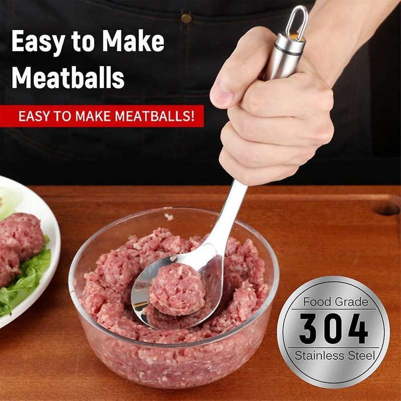 Stainless Steel Meatball Maker with Long Handle Diy Meat Ball Tool