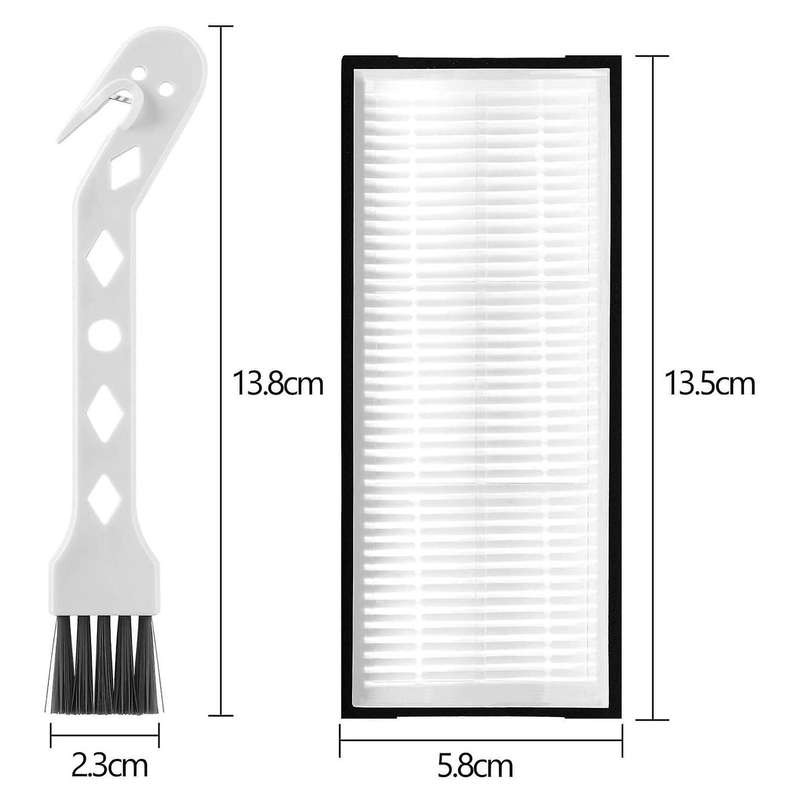 Hepa Filter Set for Xiaomi Roborock S7 T7 T7s T7plus & 1 Side Brush