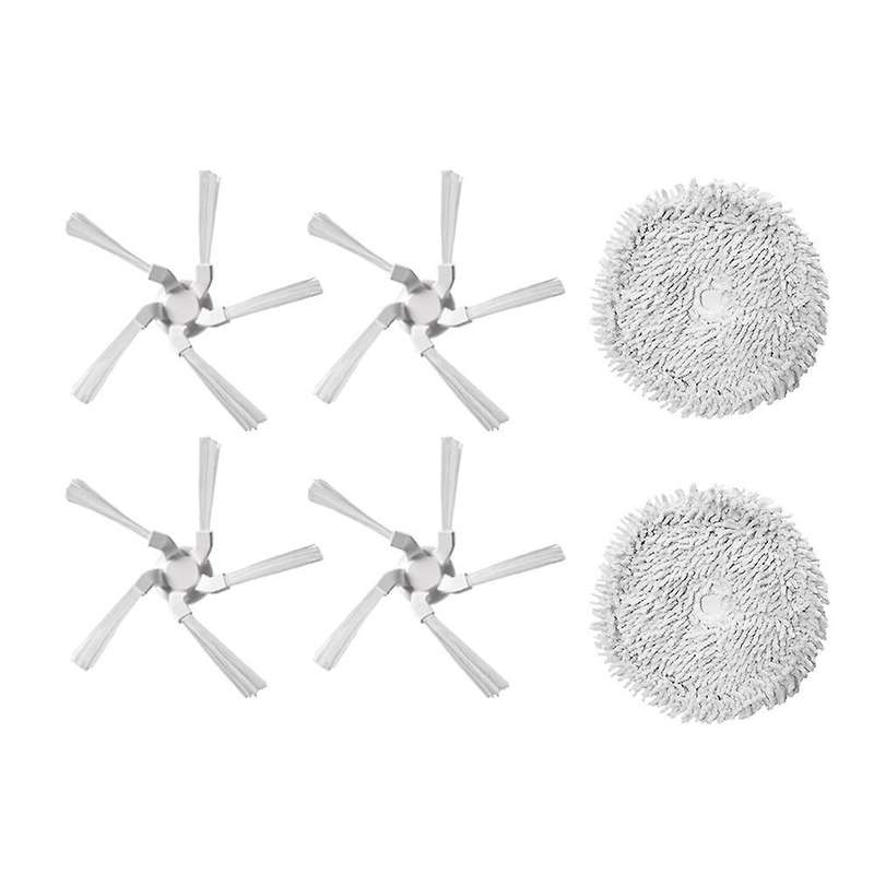 6pcs Parts for Xiaomi Dreame W10 Vacuum Cleaner Mop Cloth Side Brush