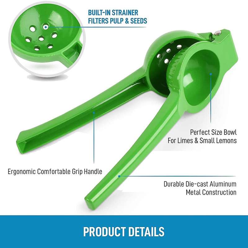 Metal Lemon Squeezer, Citrus Juicer, Manual Press Citrus Hand Juicer