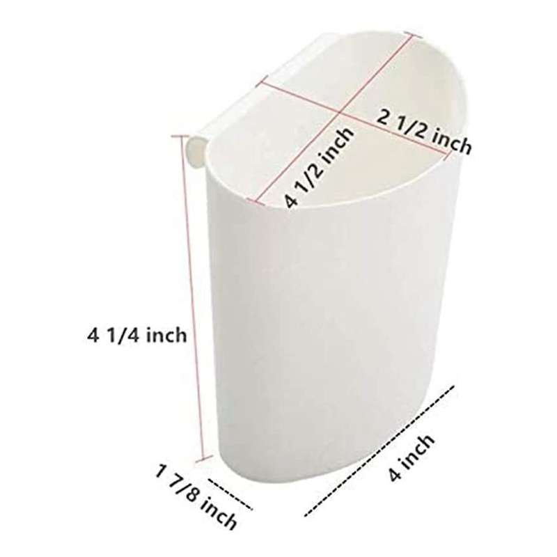4 Pieces Of Hanging Basket Portable Storage Basket Tool Pink