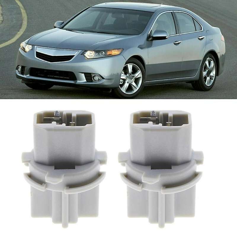 2 Pcs 7443 Bulb Socket Female Adapter for Brake Lights