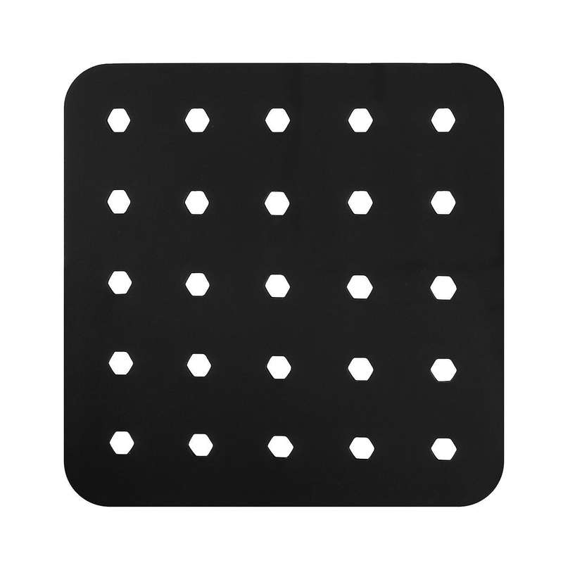 7.5 Inch Reusable Air Fryer Liner Air Fryer Mat Black