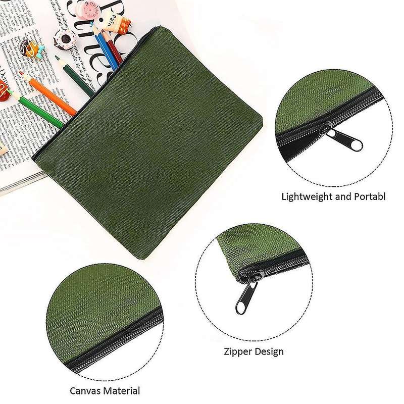 10pcs Cosmetic Bag Multipurpose Makeup Bag with Zipper, Multicolor
