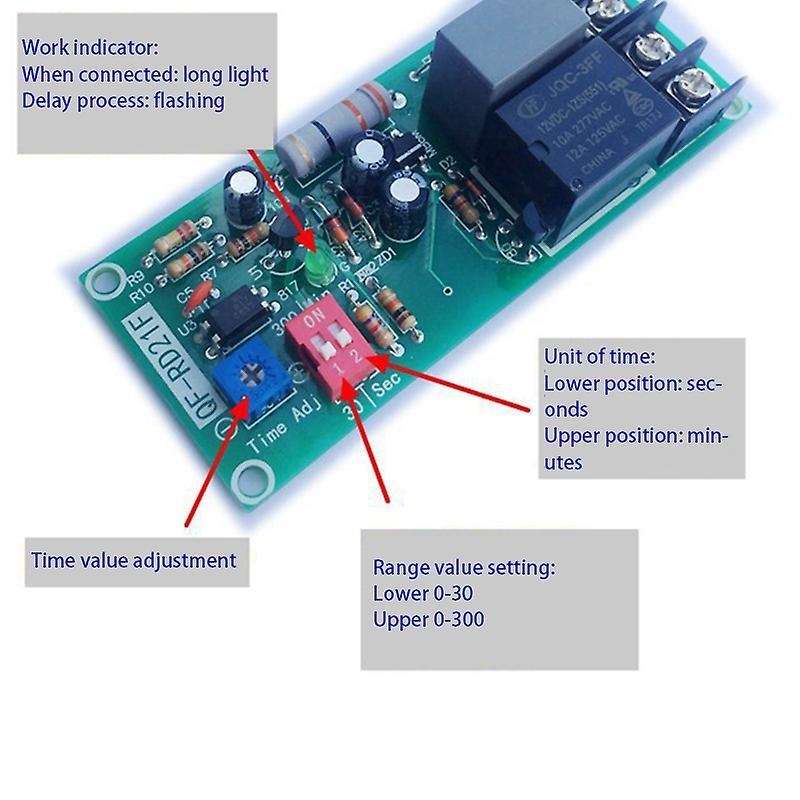 Ac100v-220v Timer Control Relay Module for Exhaust Fan Mr22 19