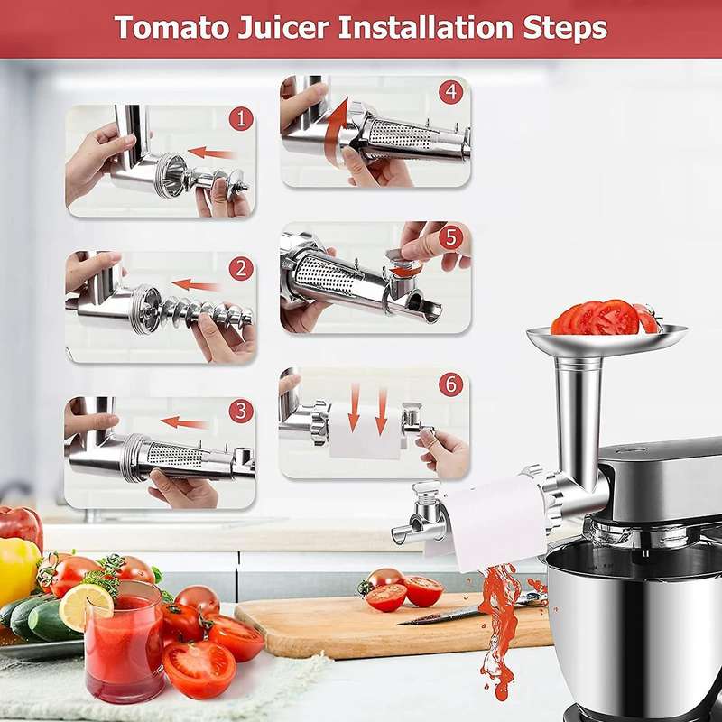 Meat Grinder Attachments for Ken-wood Stand Mixer,stuffer Accessories
