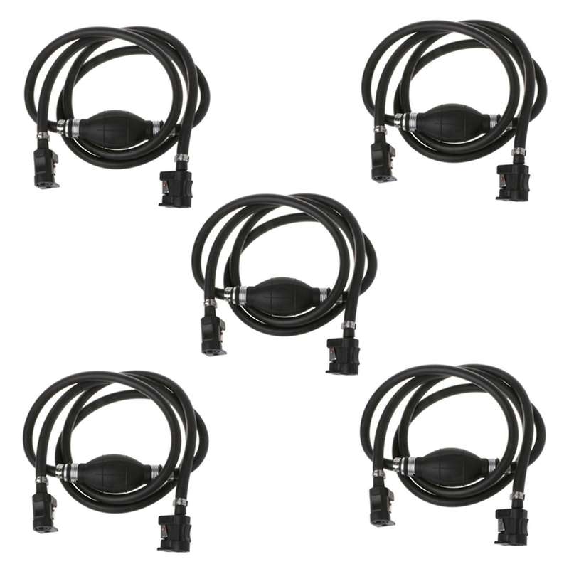 Fuel Line Hose Outboard Boat Engine Petrol Tank Connectors Kit
