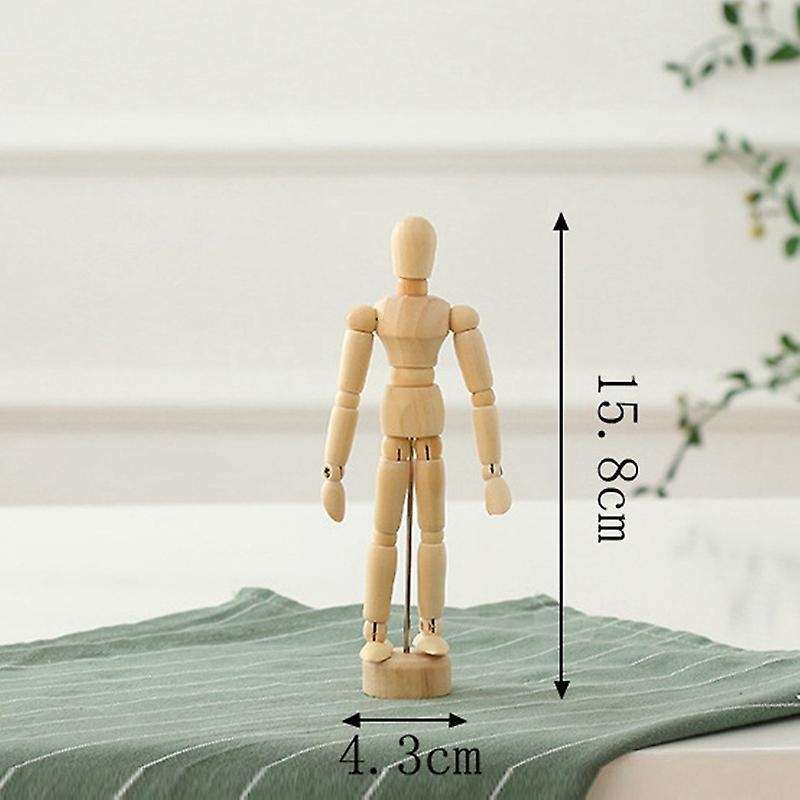 Adjustable Wooden Doll Ornaments Creative Ornaments Home -small