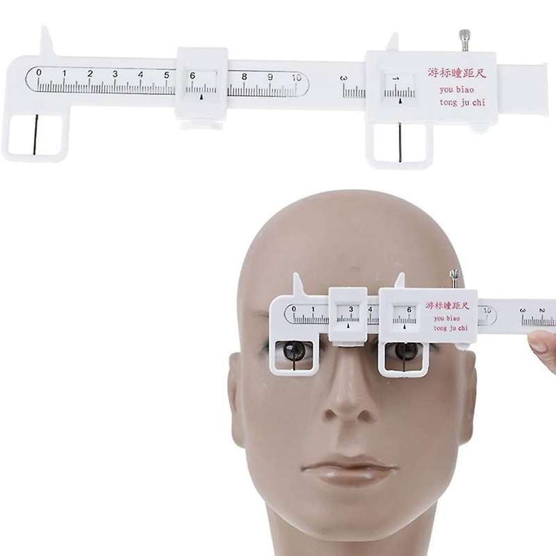 2 Pack Measure Optical Vernier Pd Ruler Pupil Distance Meter Tool