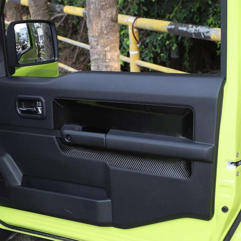Car Door Inner Side Decoration for Suzuki Jimny, Carbon Fiber