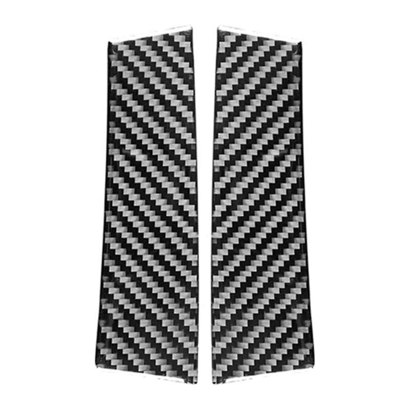 For Toyota Highlander Carbon Fiber Car Window A Pillars Sticker