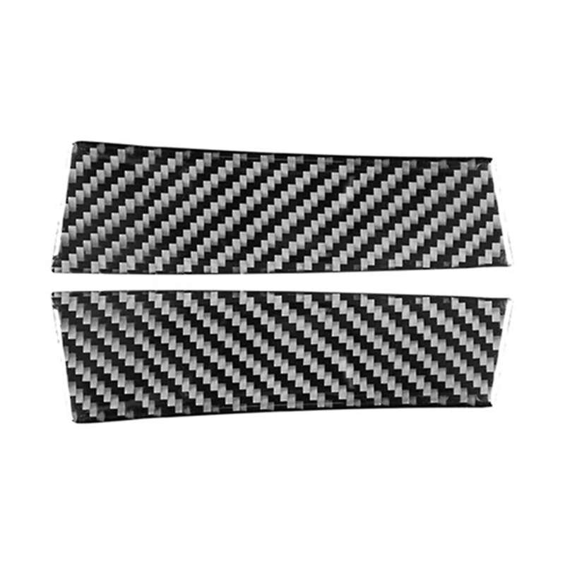 For Toyota Highlander Carbon Fiber Car Window A Pillars Sticker