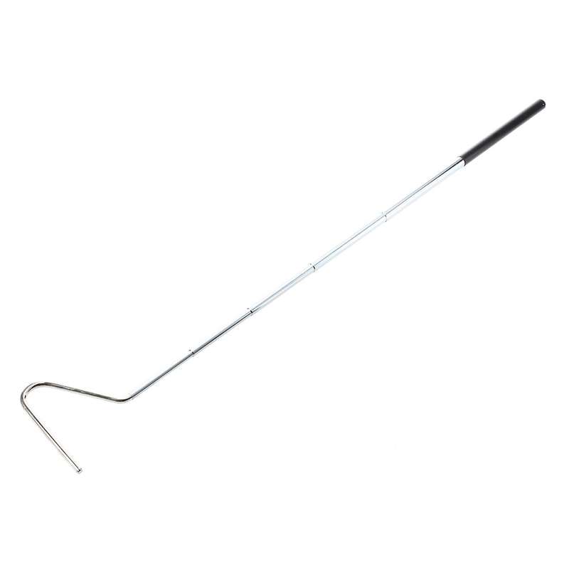 Gancio Per Serpenti Rettili Regolabile 18-66cm Nero Argento