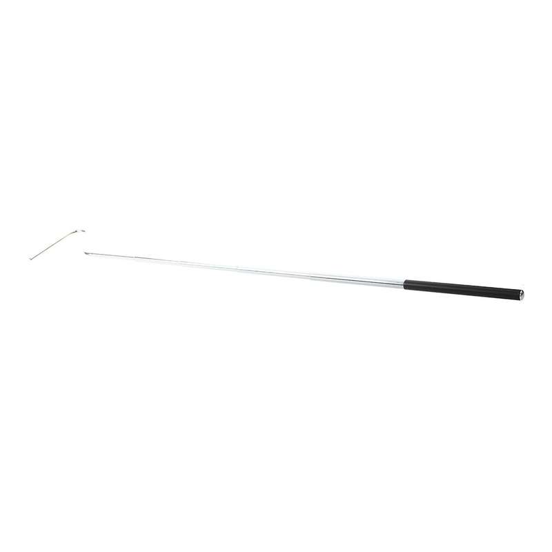 Gancio Per Serpenti Rettili Regolabile 18-66cm Nero Argento