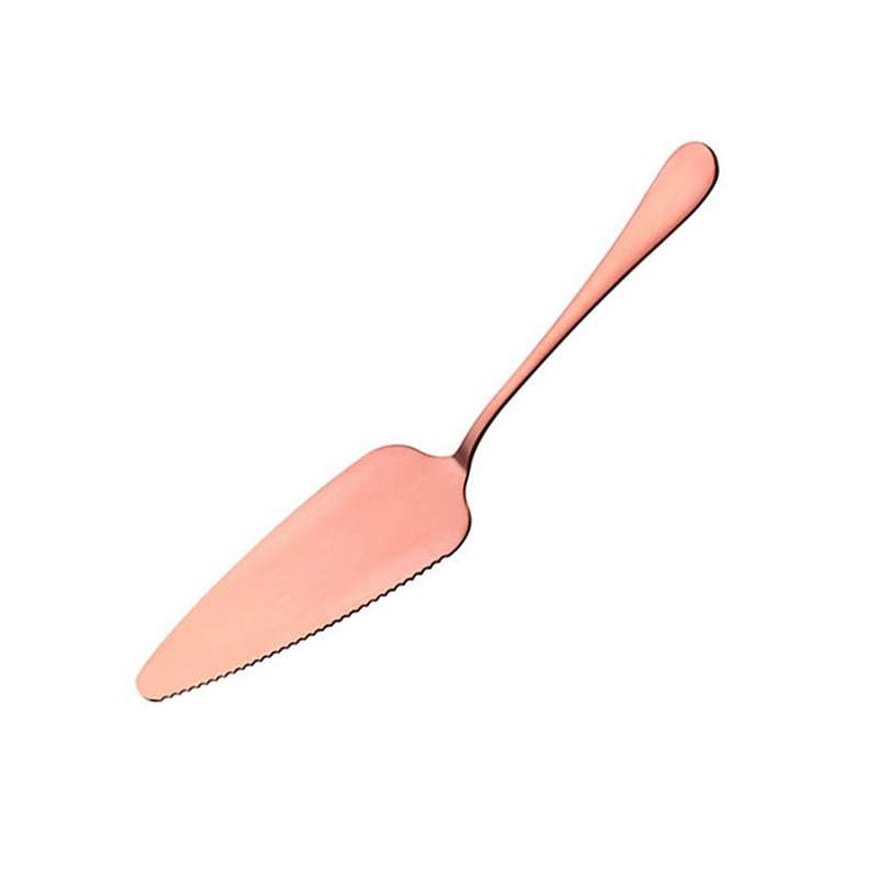 Gold 304 Stainless Steel Triple-cornered Premium Cake Shovel