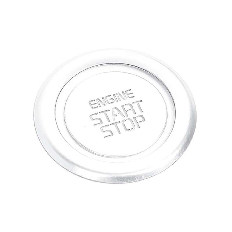Car Start Engine Button Cover for Kia Carnival Ka4 2020-2022 Silver