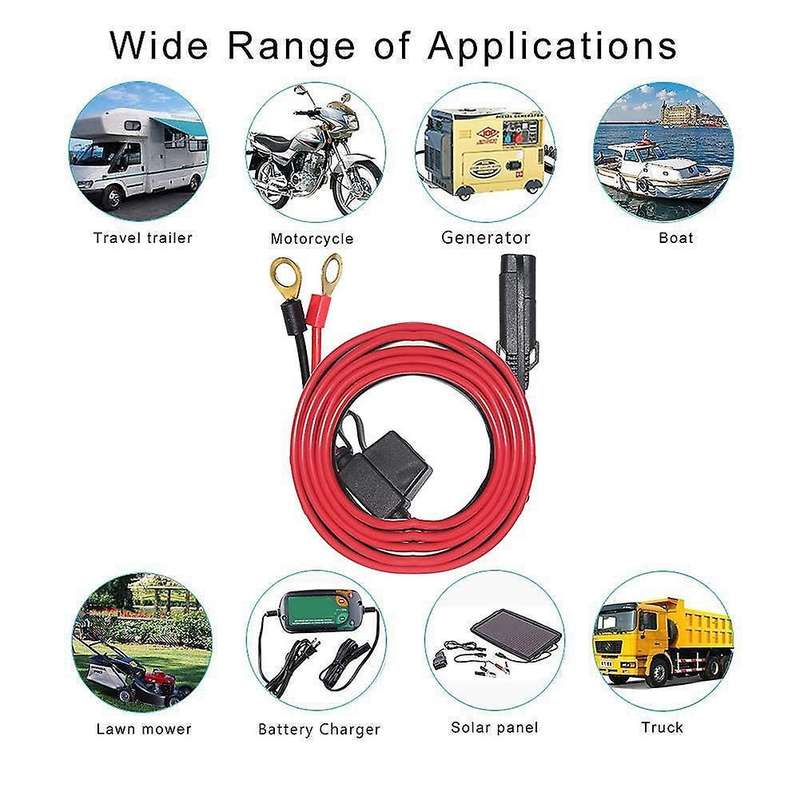 Sae to O Terminal Harness Quick Connect/disconnect Terminal,10a Fuse