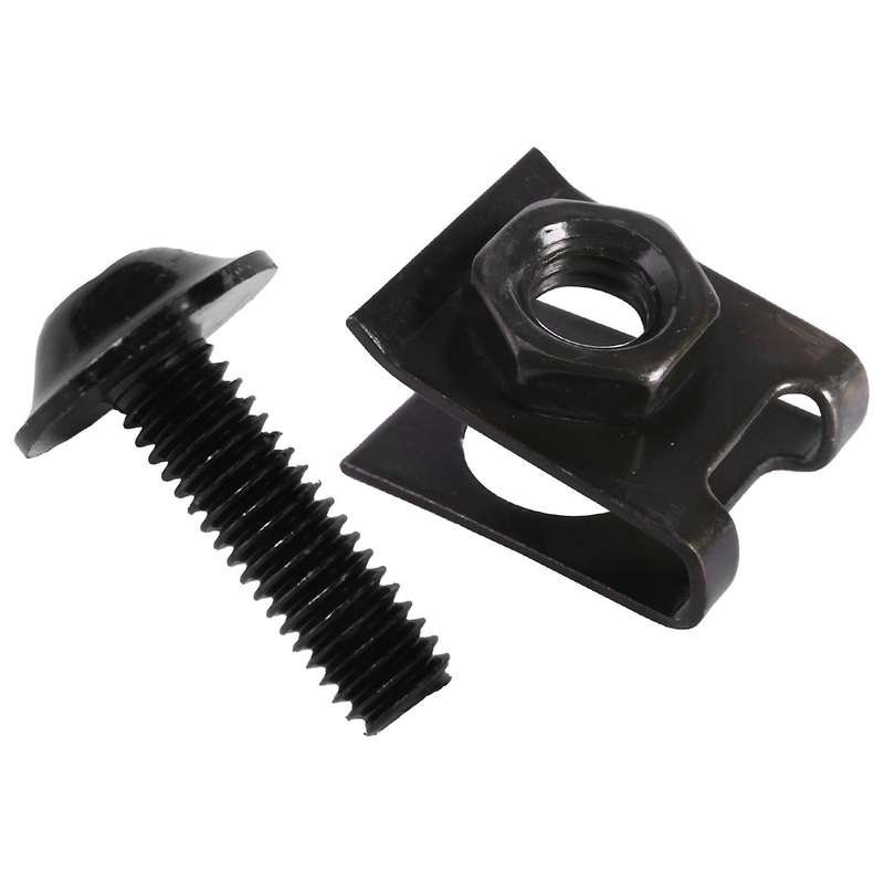 10x 6mm Universal Motorcycle Fairing Body Bolts Scooter Nuts Bolts