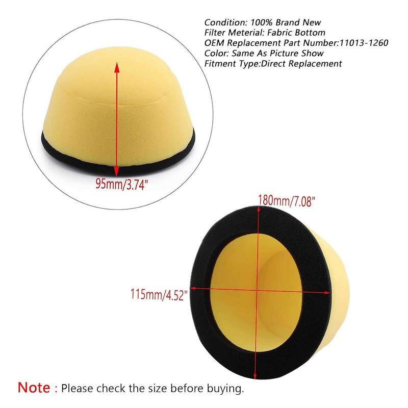 Motorcycle Air Filter Elements for Kawasaki Kdx 200/220r/250 Klx