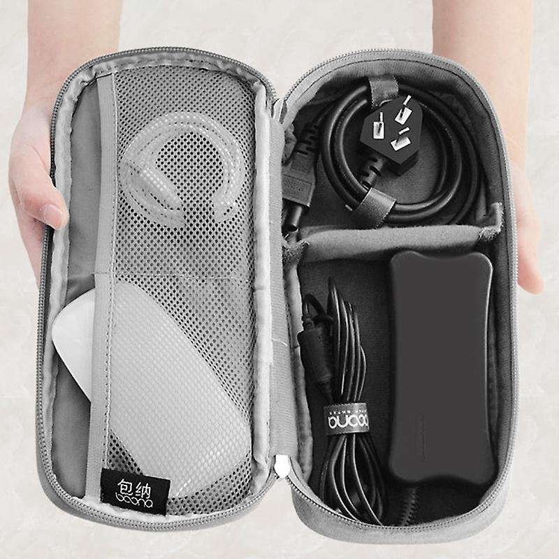 Boona Portable Multi-function Storage Bag for Laptop Adapter,black