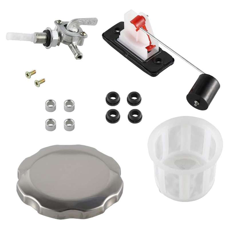 Universal 5/7 Gallon Generator Secondary Fuel Tank Valve Chrome Cap