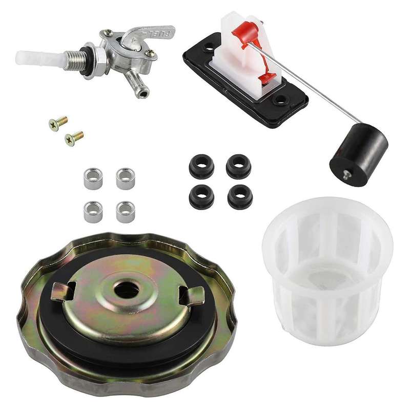 Universal 5/7 Gallon Generator Secondary Fuel Tank Valve Chrome Cap