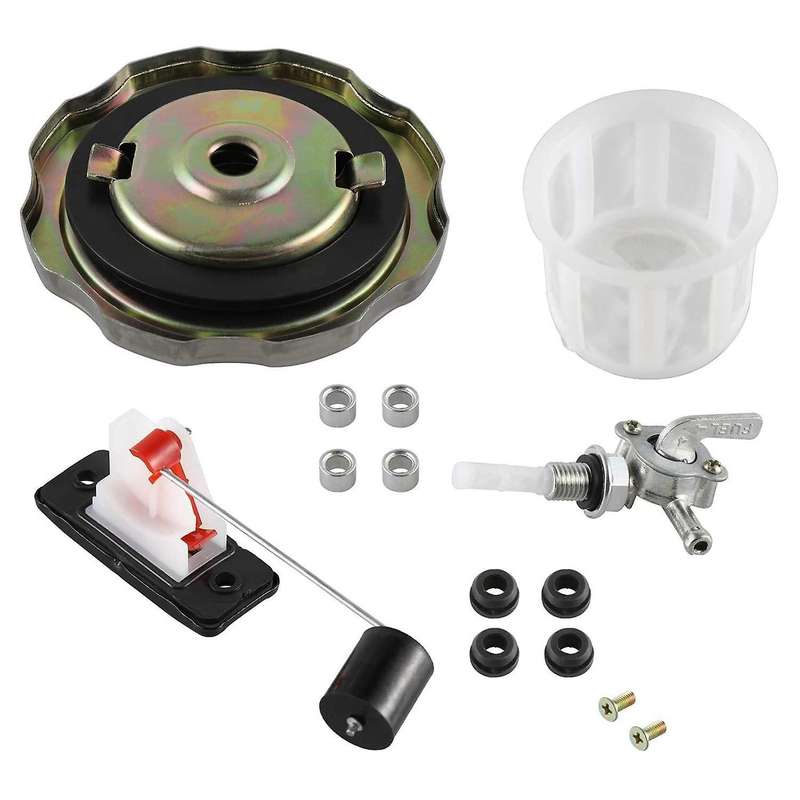 Universal 5/7 Gallon Generator Secondary Fuel Tank Valve Chrome Cap