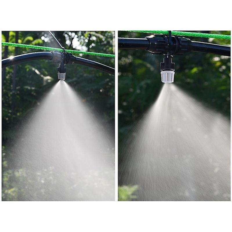 50x Spray Water Fog Misting Nozzle Cooling System Greenhouse Plants