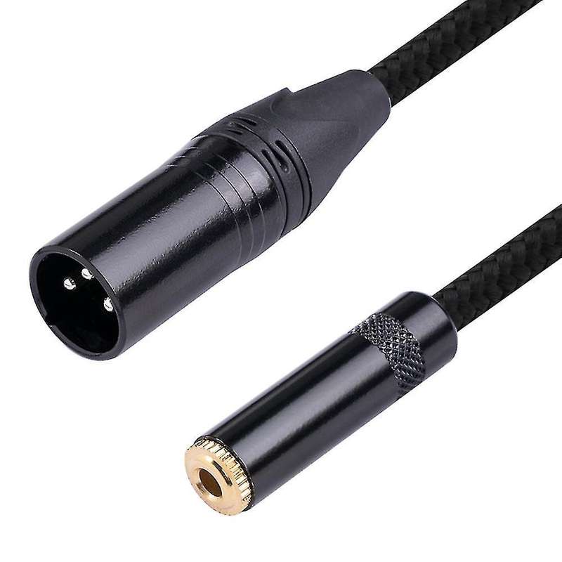 Xlr 3 Pin Male Plug to 3.5mm Trs 1/8 Inch Adapter, 3.3 Feet/1.0m