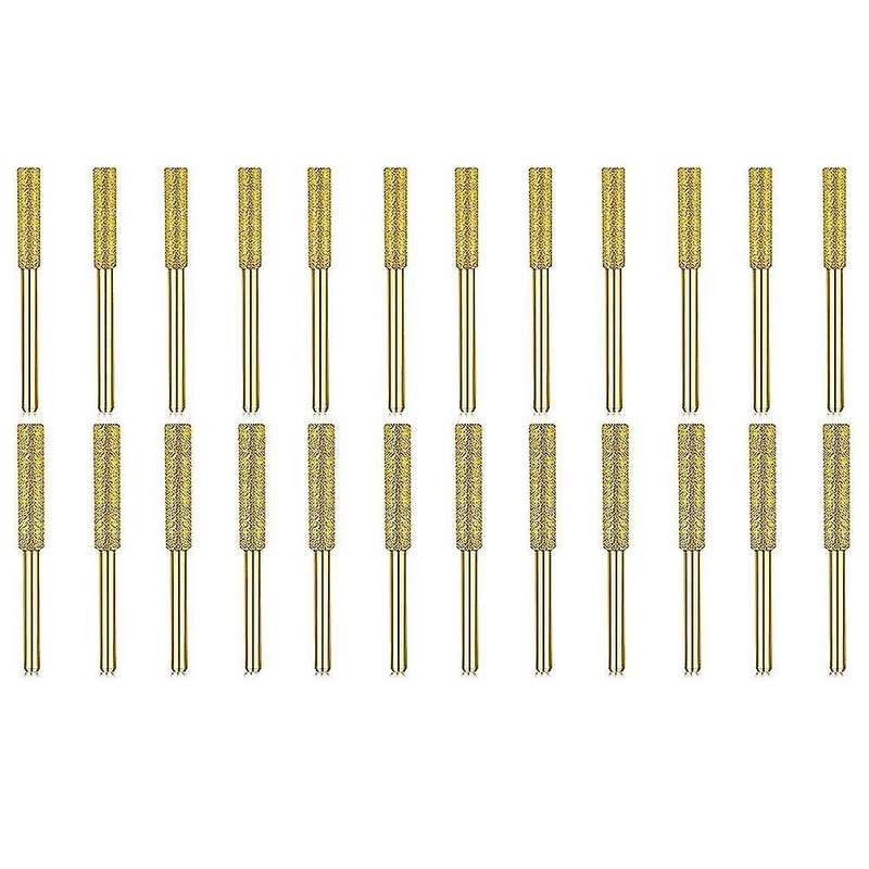 24 Pieces Diamond Chainsaw Sharpening Kit(5/32 Inch, 3/16 Inch)