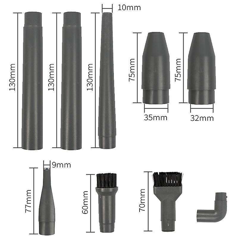 15pcs/set Vacuum Cleaner Accessories Suction Head Flat Nozzle Brushes