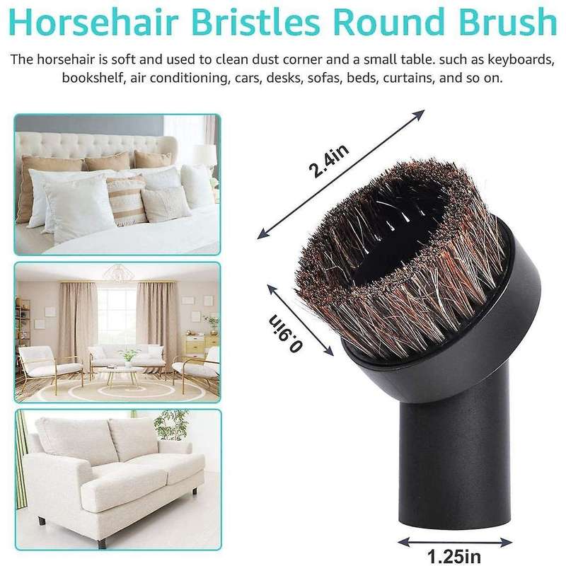 15pcs/set Vacuum Cleaner Accessories Suction Head Flat Nozzle Brushes
