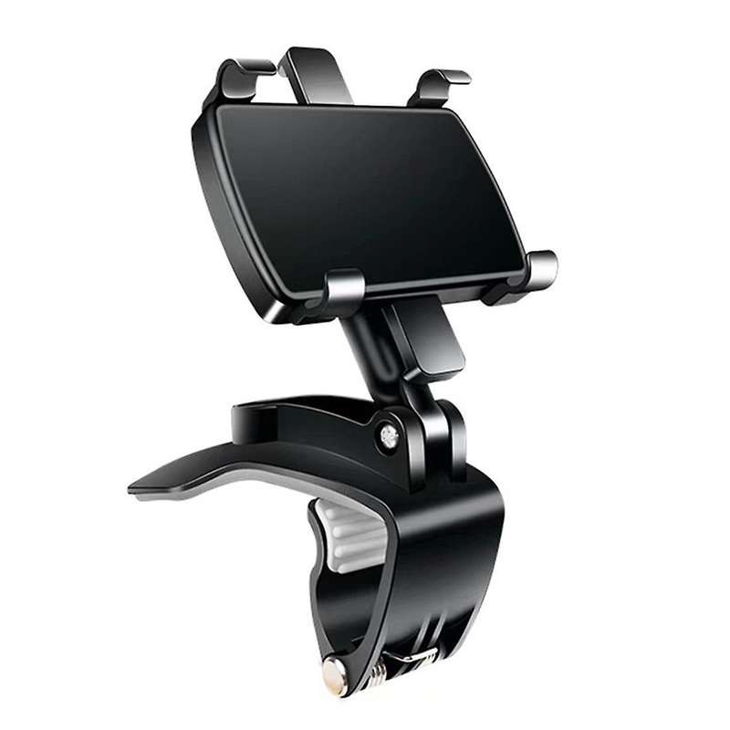 Mobile Phone Car Holder, 360 Degree Rotatable Adjustable, Black